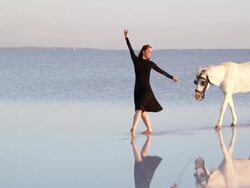 dream on the water Stock Footage