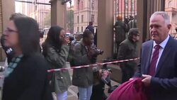 CLEAN : Oscar Pistorius arrives at court for murder sentencing News Clip