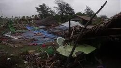 Approaching cyclone churns up strong winds in coastal areas News Clip