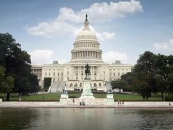United States Capitol Stock Footage