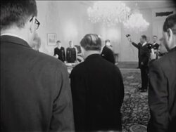 SYND 18-10-69  NEW GOVERNMENT SWORN IN News Clip
