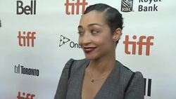 INTERVIEW - Ruth Negga at'Loving' North American Premiere Presented By Focus Features At The Toronto International Film Festival 2016 Stock Footage