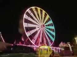 Ferris Wheel Time Lapse Stock Footage