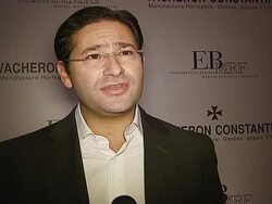 Vacheron Constantin Launch of Platinum Excellence Collection At Gala Benefiting EBMRF Stock Footage