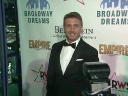 Guest at The Broadway Dreams Foundation "Champagne And Caroling" Gala - Arrivals Stock Footage