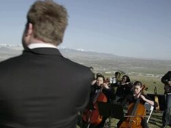 Outdoor Orchestra Stock Footage