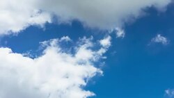 moving clouds and blue sky time lapse Stock Footage