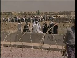 Relatives outside react to news prison will be demolished News Clip