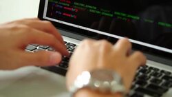 HD : Code Programming Stock Footage