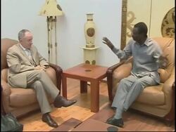 Irish FM arrives in Sudan to sound out prospects for Darfur peace News Clip