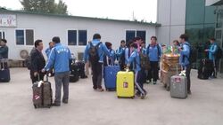 For first time in a decade, SKorean athletes arrive to participate in wrestling competition Instructional Video