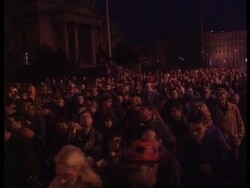 Serbia/Switzerland - Protests continue News Clip