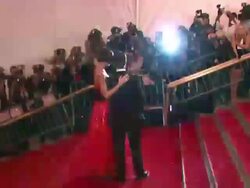 Superheroes: Fashion and Fantasy Costume Institute Gala at The Metropolitan Museum of Art Stock Footage