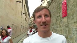 American runners preprare to face Spanish bulls Instructional Video