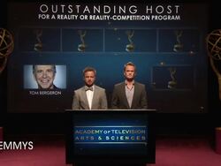 SPEECH - Outstanding host for a reality or reality Stock Footage
