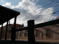 Modern Wild West Walker Stock Footage