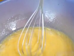 Mixing Eggs Stock Footage