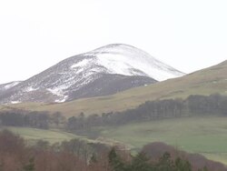 Pentland Hills With Snow Topped Peaks News Clip
