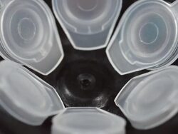 top view : centrifuge Stock Footage