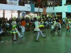 Schoolchildren help to celebrate former leader's birthday News Clip