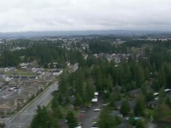 WS AERIAL View of near oregon state / Oregon, United States Stock Footage