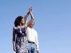Afro American Couple Dancing Stock Footage