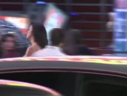 Adrianne Palicki on the set of Wonder Woman in Hollywood 03/31/2011 (Footage by WireImage Video/GettyImages) Stock Footage