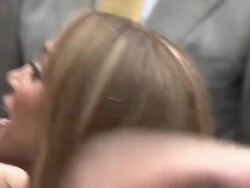 Jennifer Lopez at the Jennifer Lopez Unveils 'Be Great' Youth Advocacy Campaign Billboard Stock Footage