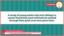 The Death of a Sibling Takes Emotional and Physical Tolls Instructional Video