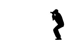 Photographer take a photo Stock Footage