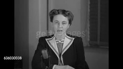 'Typical housewife' Mrs. Philip Crowlie explains the importance of World War II regulations for American women News Clip