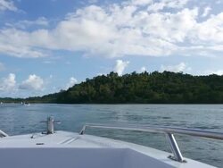 HD Boat on sea Stock Footage