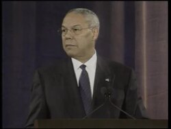 WRAP Arab Economic Forum meets, speeches by Amr Moussa and Powell News Clip