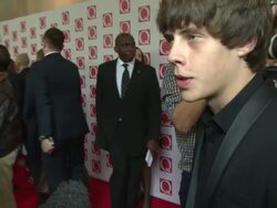 INTERVIEW - Jake Bugg on being at the awards at Q Awards 2013 at The Grosvenor House Hotel on October 21, 2013 in London, England. Stock Footage