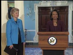 Karen Hughes, who led efforts to improve the U.S. image abroad and was one of President George W. Bush's last remaining advisers from the close circle of Texas aides, will leave the government at the end of the year. News Clip