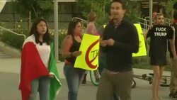 Protests Outside Trump Rally in San Jose Instructional Video