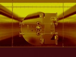 safe opens gold Stock Footage