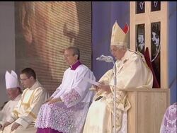 Pope Benedict XVI beatified Cardinal John Henry Newman at an open-air Mass on Sunday and marked the 70th anniversary of the Battle of Britain with a personal reflection on the evil of the Nazi regime, praising those who "courageously" resisted it. News Clip