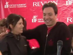 Gucci Westman and Jimmy Fallon at the 14th Annual NY EIF Revlon Run/Walk Stock Footage