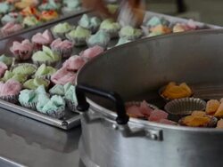 wool cake Stock Footage