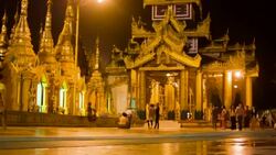 Shwedagon pagoda Myanmar. Stock Footage