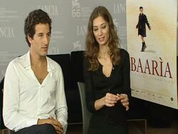 Baaria Interviews: Venice Film Festival 2009 Stock Footage