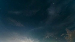 timelapse stars and moon in night sky Stock Footage
