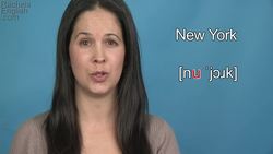How to Pronounce NEW YORK - American English Pronunciation Instructional Video