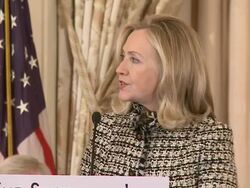 Diplomats to champion US businesses Stock Footage