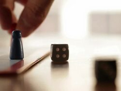 Dice game Stock Footage