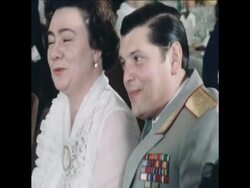 UPITN 21 12 76 RECEPTION IN KREMLIN FOR BREZHNEV'S 70th BIRTHDAY News Clip