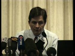 WHO presser says SARS is on retreat in all countries bar China News Clip