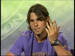 Defending champion Rafael Nadal withdrew from Wimbledon because of on-going tendinitis of his knees. Instructional Video