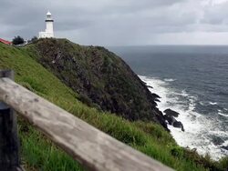 HD Video of Cape Byron lighthouse, Australia Stock Footage